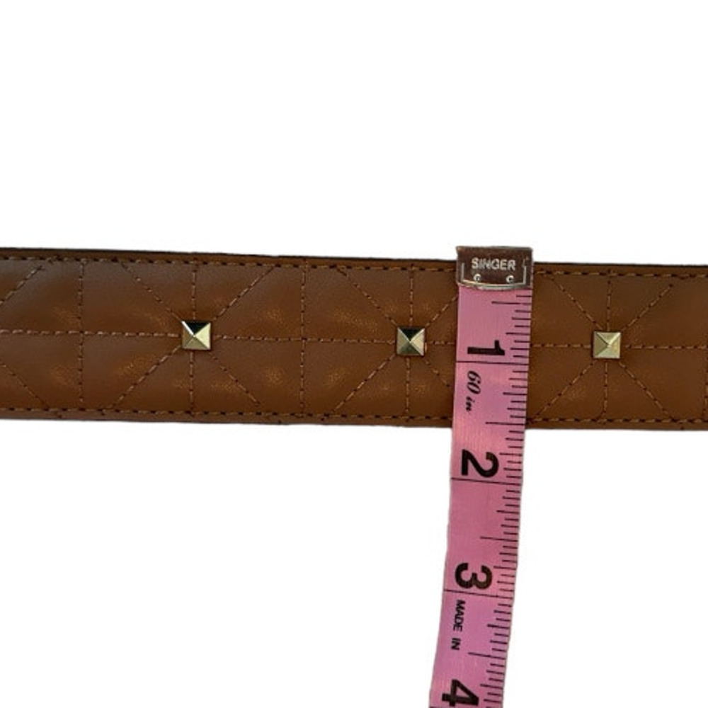 Michael Kors Belt | Stud | Quilted Pattern | Belt - Picture 3 of 4